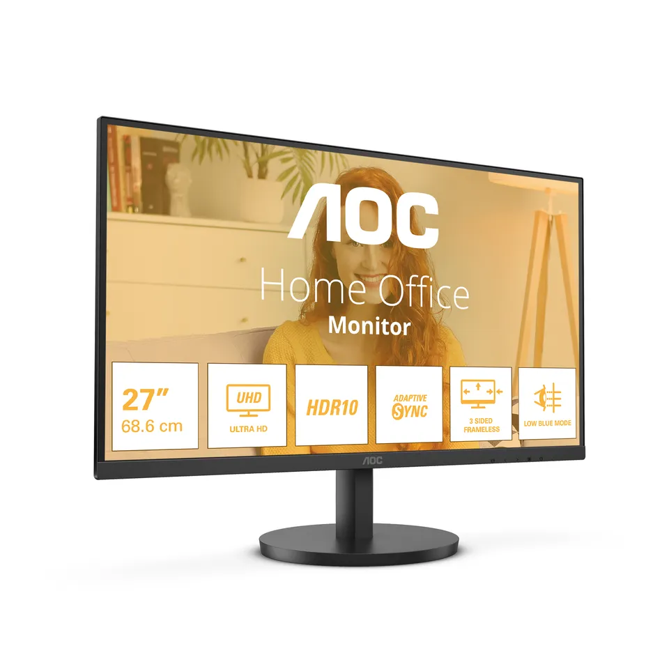 AOC LCD U27B3M 27" VA 4K/3840x2160@60Hz/4ms/300cd/2xHDMI/DP/Repro/VESA
