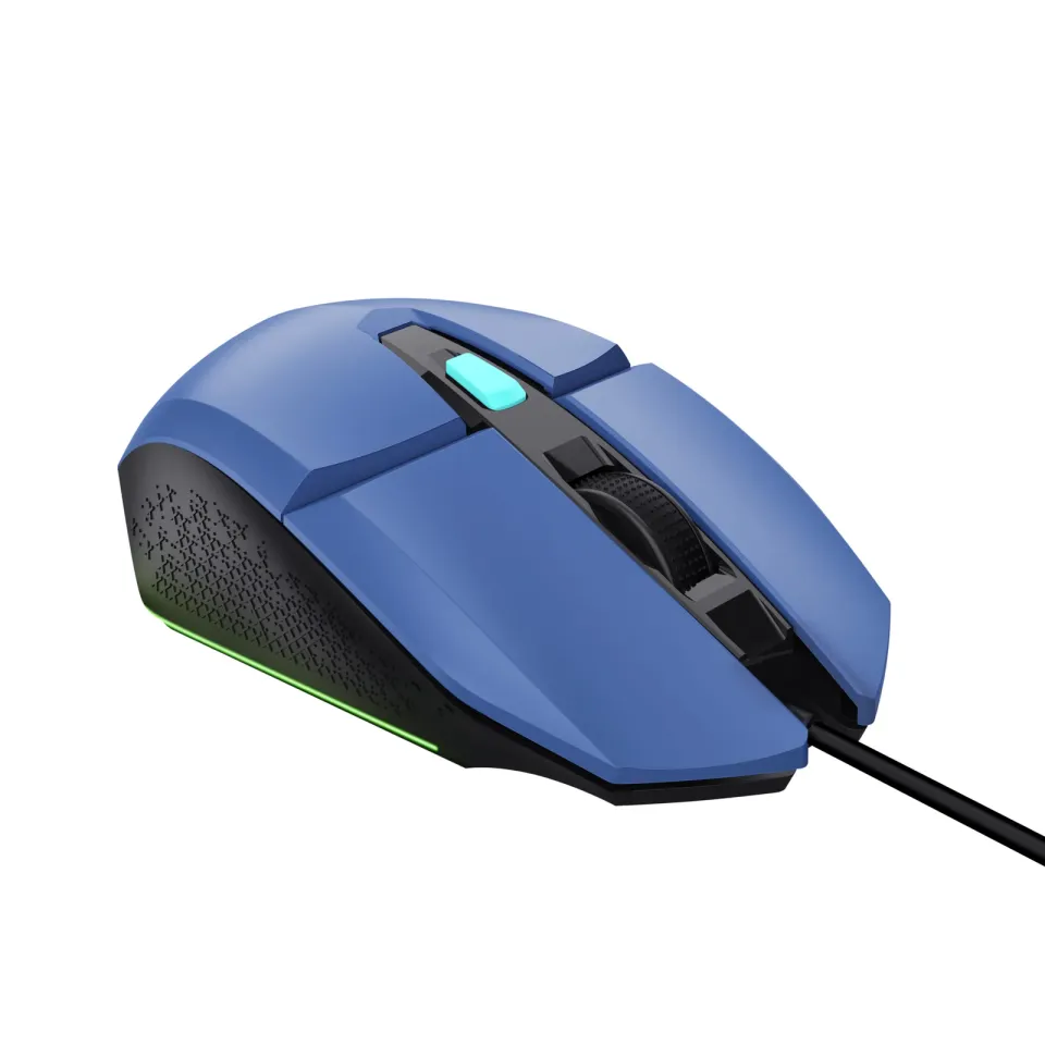 TRUST myš GXT 109B FELOX Gaming Mouse, optická, USB, modrá