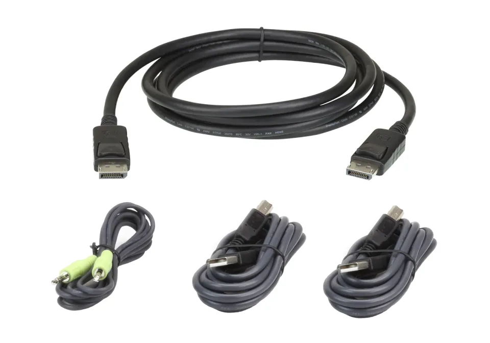 ATEN 1.8M USB DisplayPort Secure KVM Cable Kit