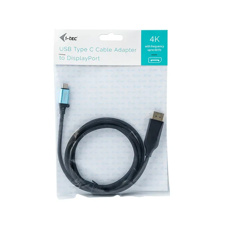 i-tec propojovací kabel USB-C na DisplayPort 4K / 60 Hz 2m