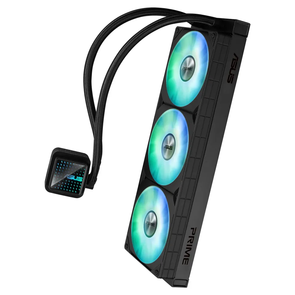 ASUS vodní chladič CPU AIO PRIME LC 360 ARGB, 3x120mm, AM5, LGA1851, černá