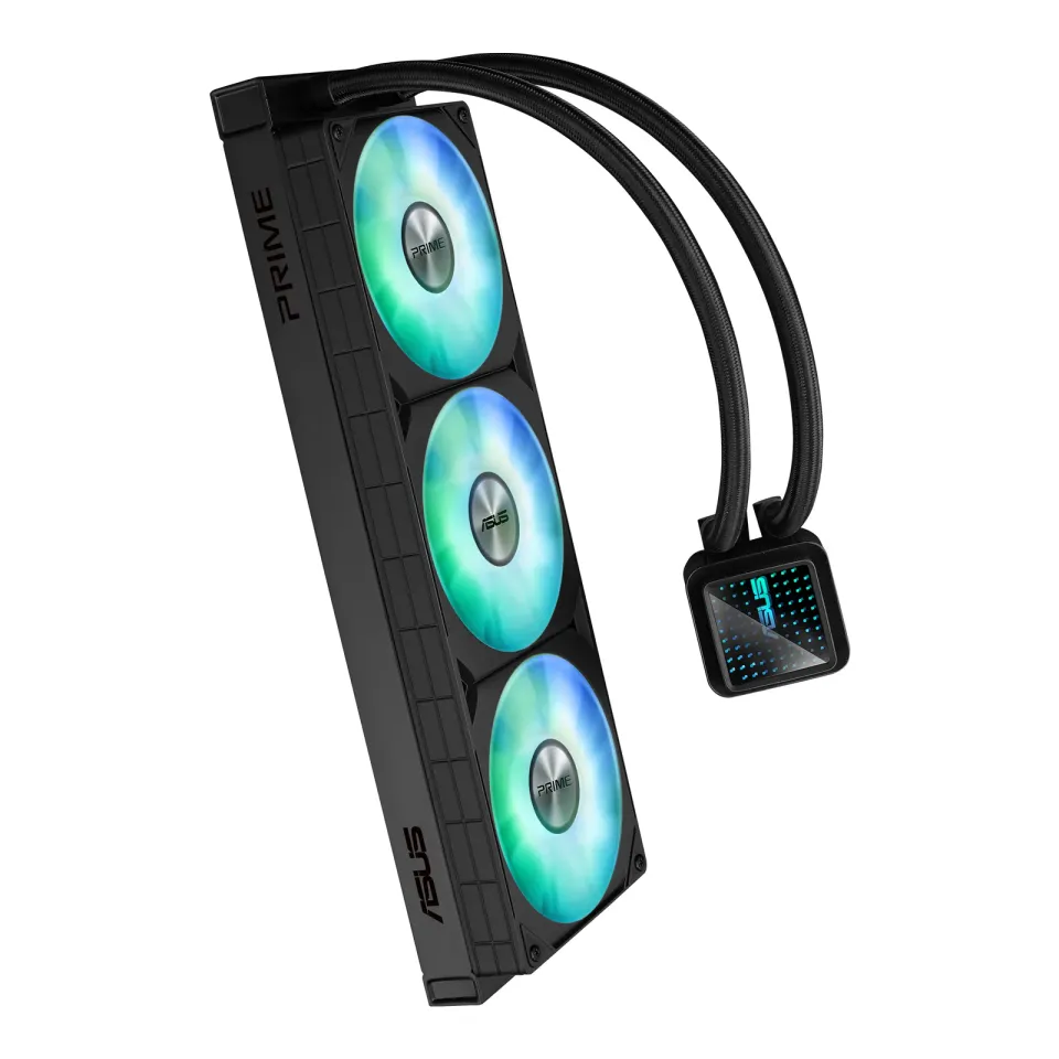 ASUS vodní chladič CPU AIO PRIME LC 360 ARGB, 3x120mm, AM5, LGA1851, černá