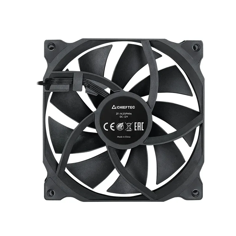 CHIEFTEC ventilátor ZF-1425PWM, 140mm, PWM, černá