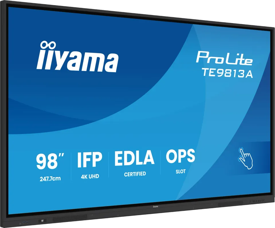 98" iiyama TE9813A-B2AG:IPS,4K,40P,EDLA