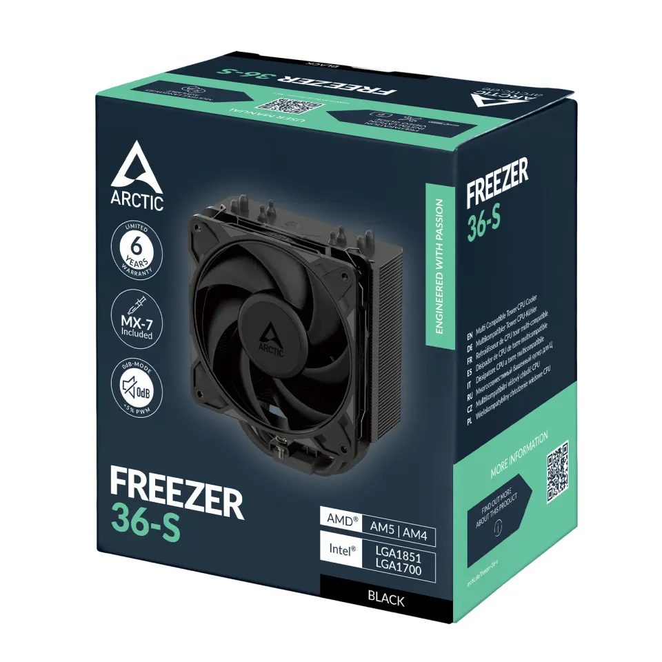 ARCTIC Freezer 36-S (Black) chladič CPU