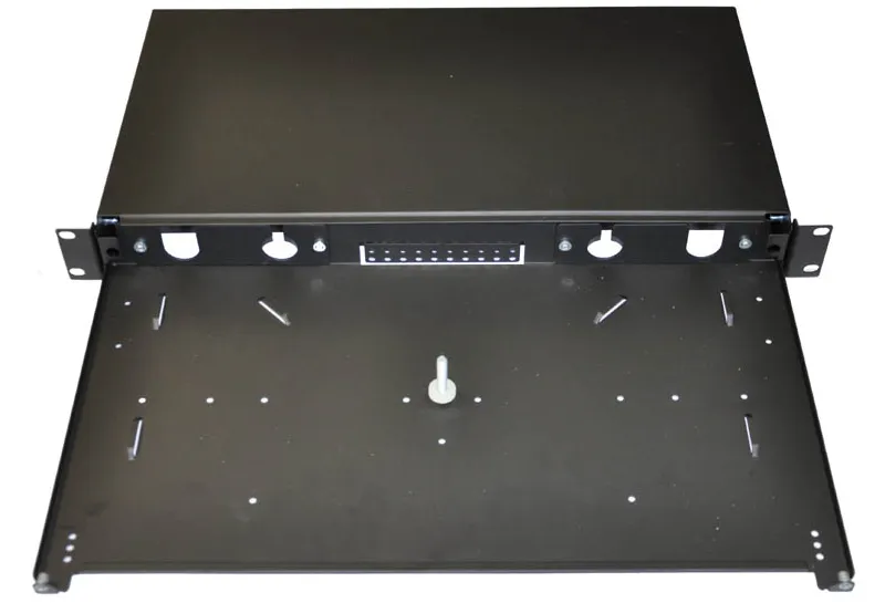 19" Optická vana 12xSC simplex černá aretace plastovým klipem