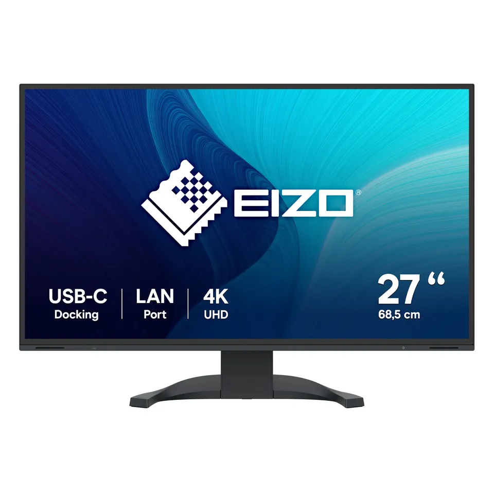 EIZO 27" EV2740X-BK,IPS, 3840 x 2160 (4K UHD),350 cd/m2,2000:1,5 ms, DP,2x HDMI,