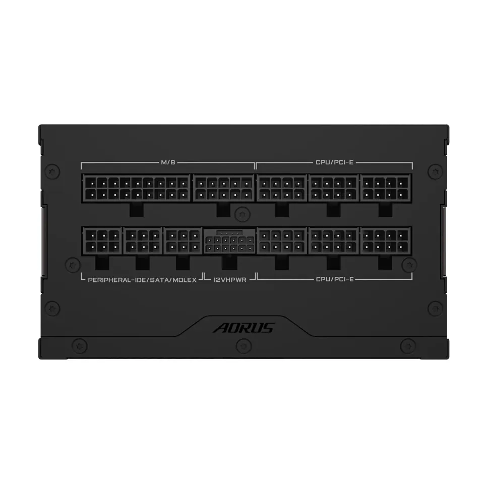 GIGABYTE zdroj AE850PM PG5, 850W, 80+ Platinum, 120mm fan, černá