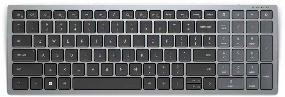 DELL Compact Multi-Device Wireless Keyboard - KB740 - German (QWERTZ)