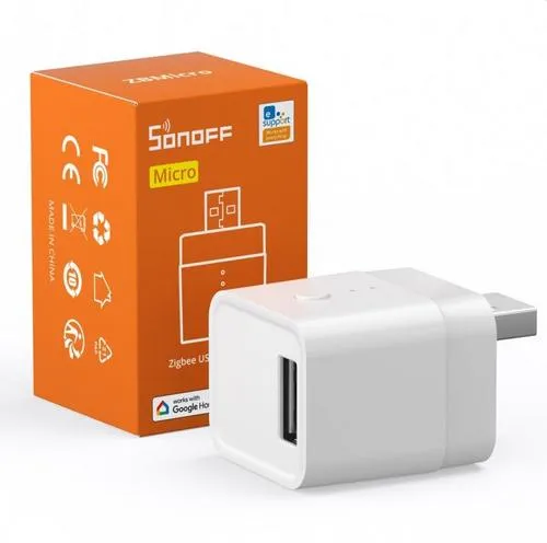 SONOFF (ZB MICRO) ZigBee USB Smart Adapter, smart integrovaný spínač, ZigBee switch. eWeLink