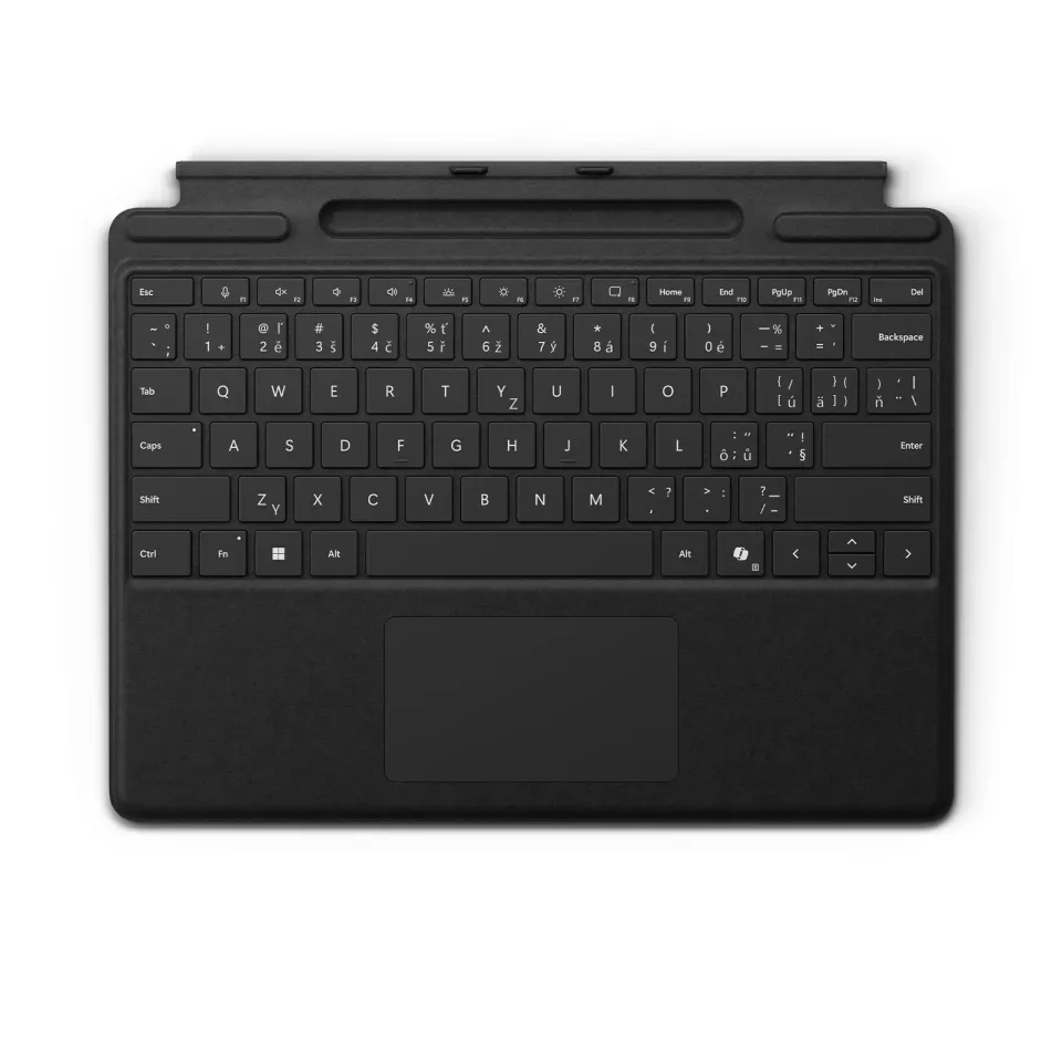 Microsoft Surface Pro Keyboard with Pen Storage (Black), Commercial, CZ&SK (potisk)