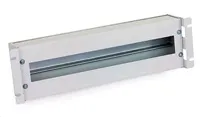 TRITON 19" jističová lišta 3U s krytem, DIN, černá