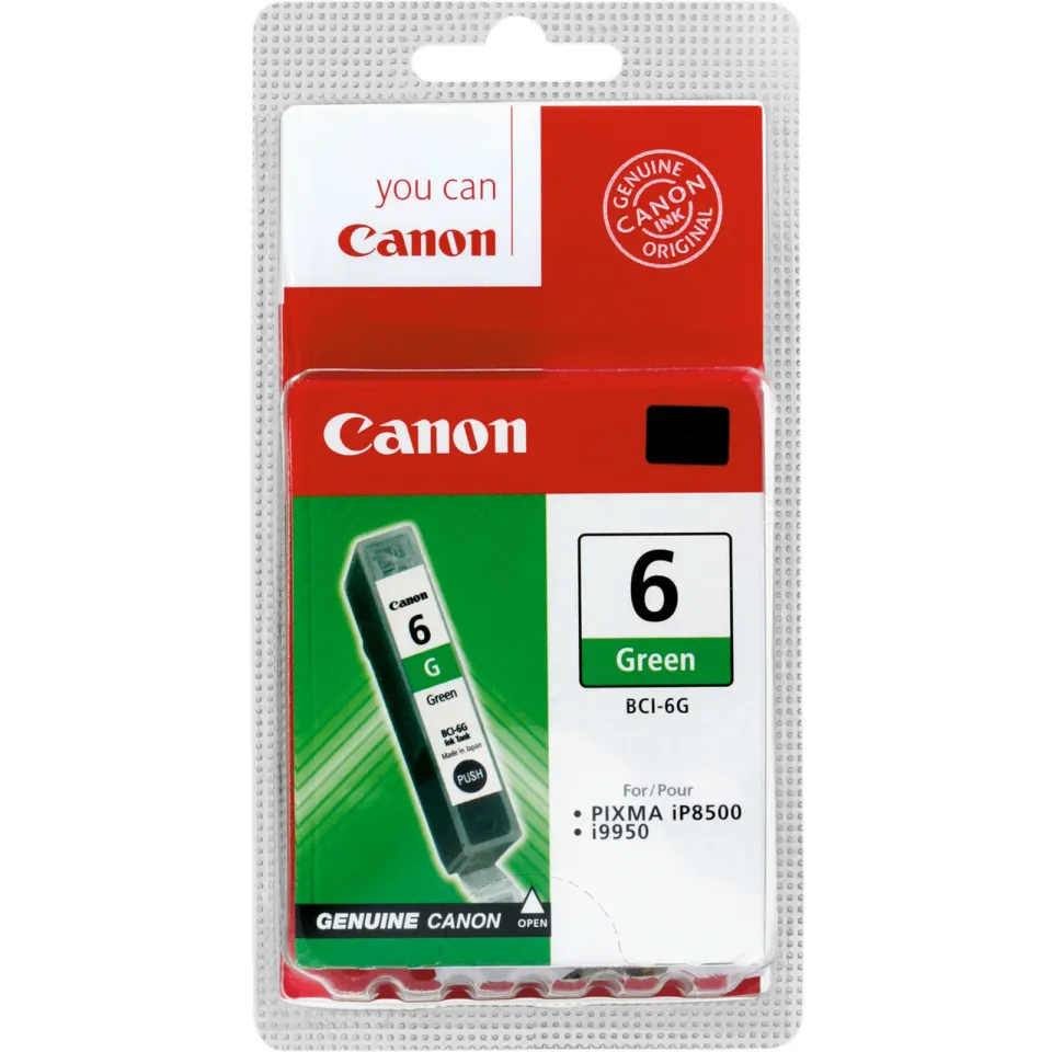 Canon inkoustová náplň BCI-6G/ Zelená