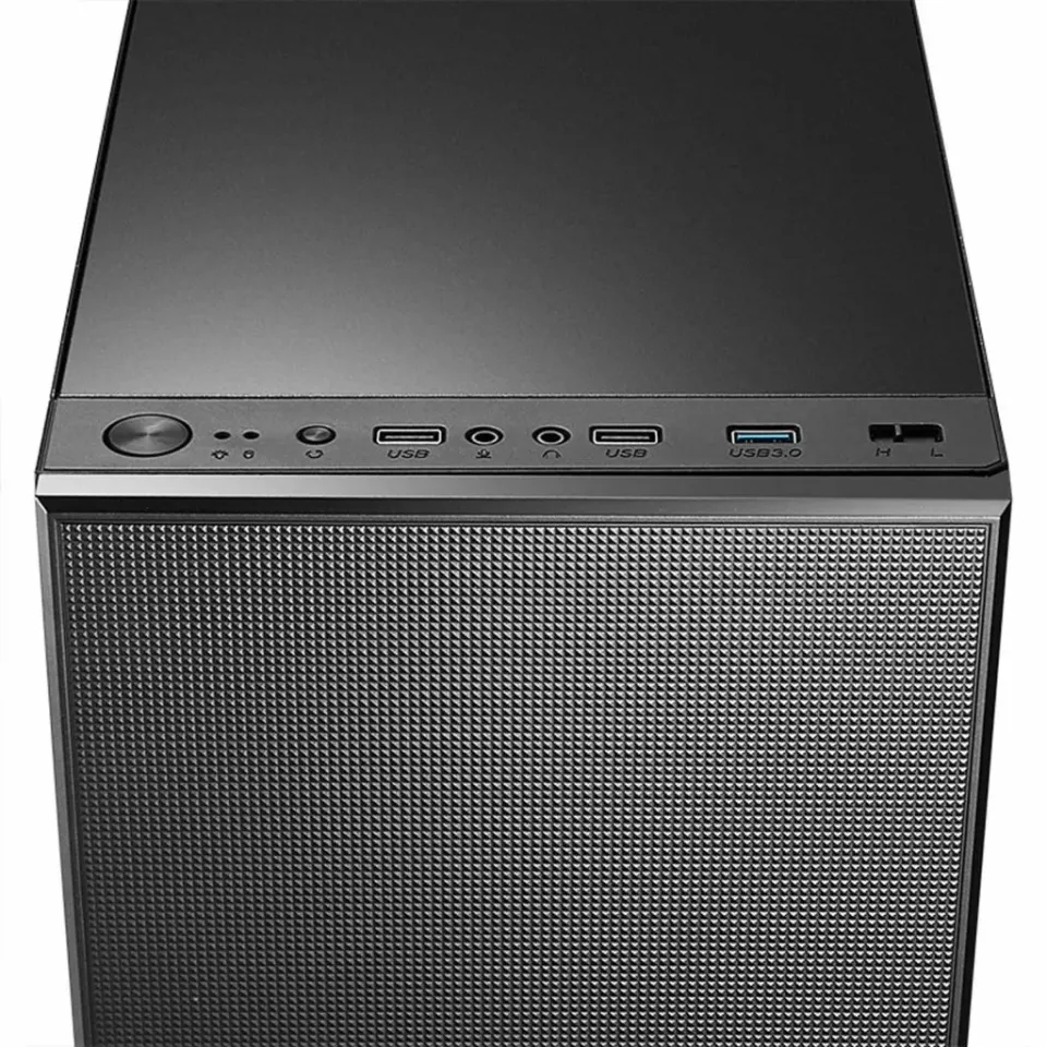 EVOLVEO Silens S1, case ATX, 2x USB2.0 / 1x USB3.0 / 2c120mm LED / černý odhlučn