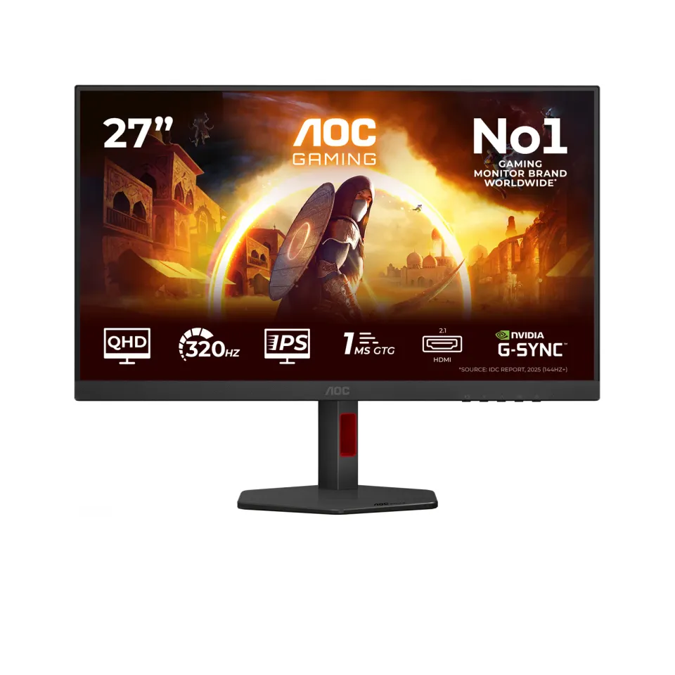 AOC Gaming/Q27G4SRU/27"/IPS/QHD/320Hz/0,3ms/Černá/3R