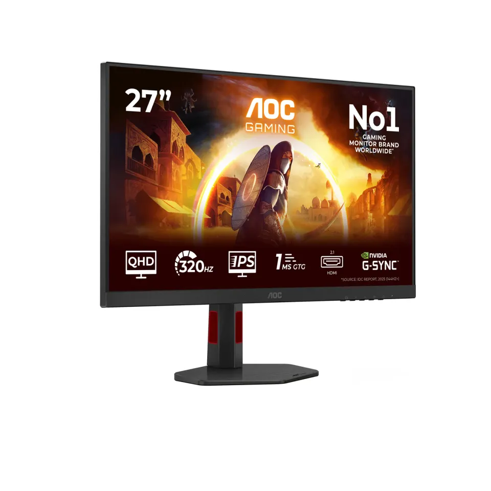 AOC Gaming/Q27G4SRU/27"/IPS/QHD/320Hz/0,3ms/Černá/3R