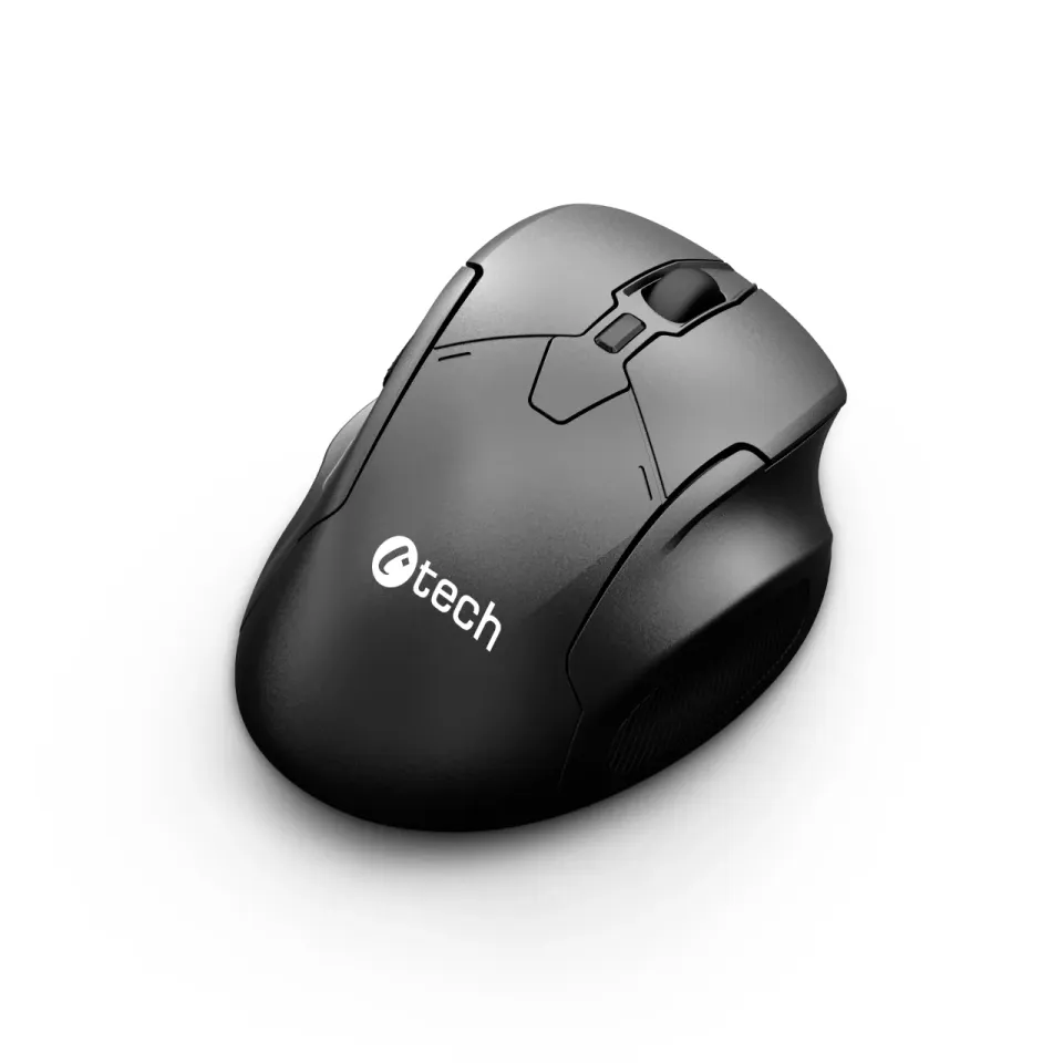C-TECH myš WLM-17 Dual mode, bezdrátová, BT5.0 + 2,4GHz, 1600DPI, 6 tlačítek, US