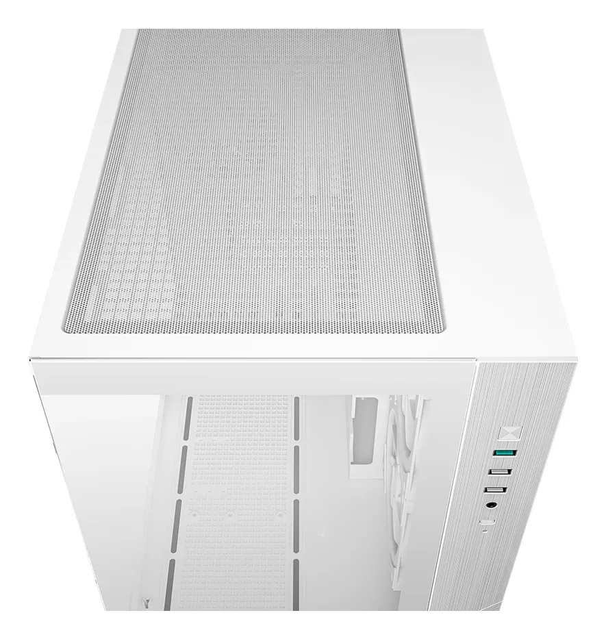 DEEPCOOL Case CG330 3F, mATX, Průhledná bočnice, 3x120mm ARGB Fan, bílá