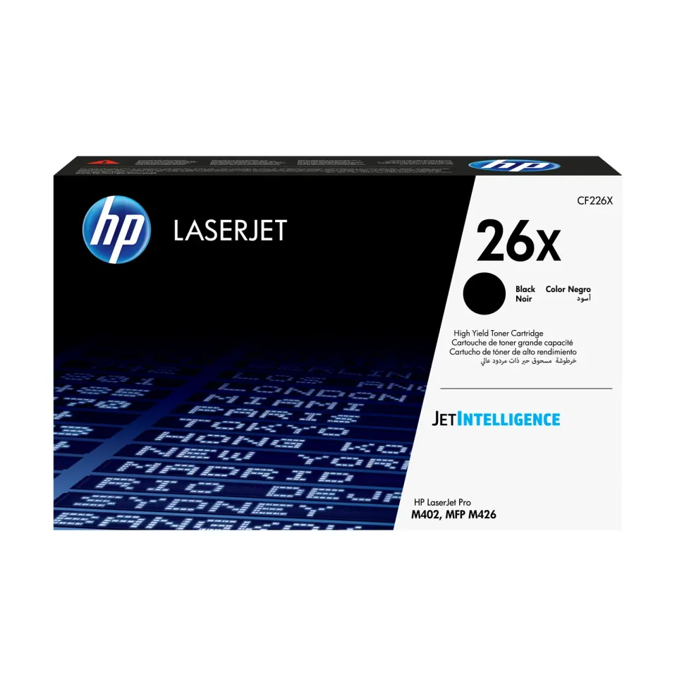 HP CF226X černý toner č.26X velký 9000str. (pro LJ PRO 402, M402, M426, black)