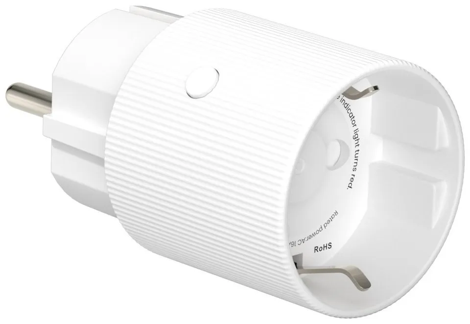 IMMAX NEO SMART chytrá vnitřní zásuvka THIN bez kolíku (typ F)/ IP20/ LED podsvícení/ RGB/ Wi-Fi/ LIDL/ TUYA