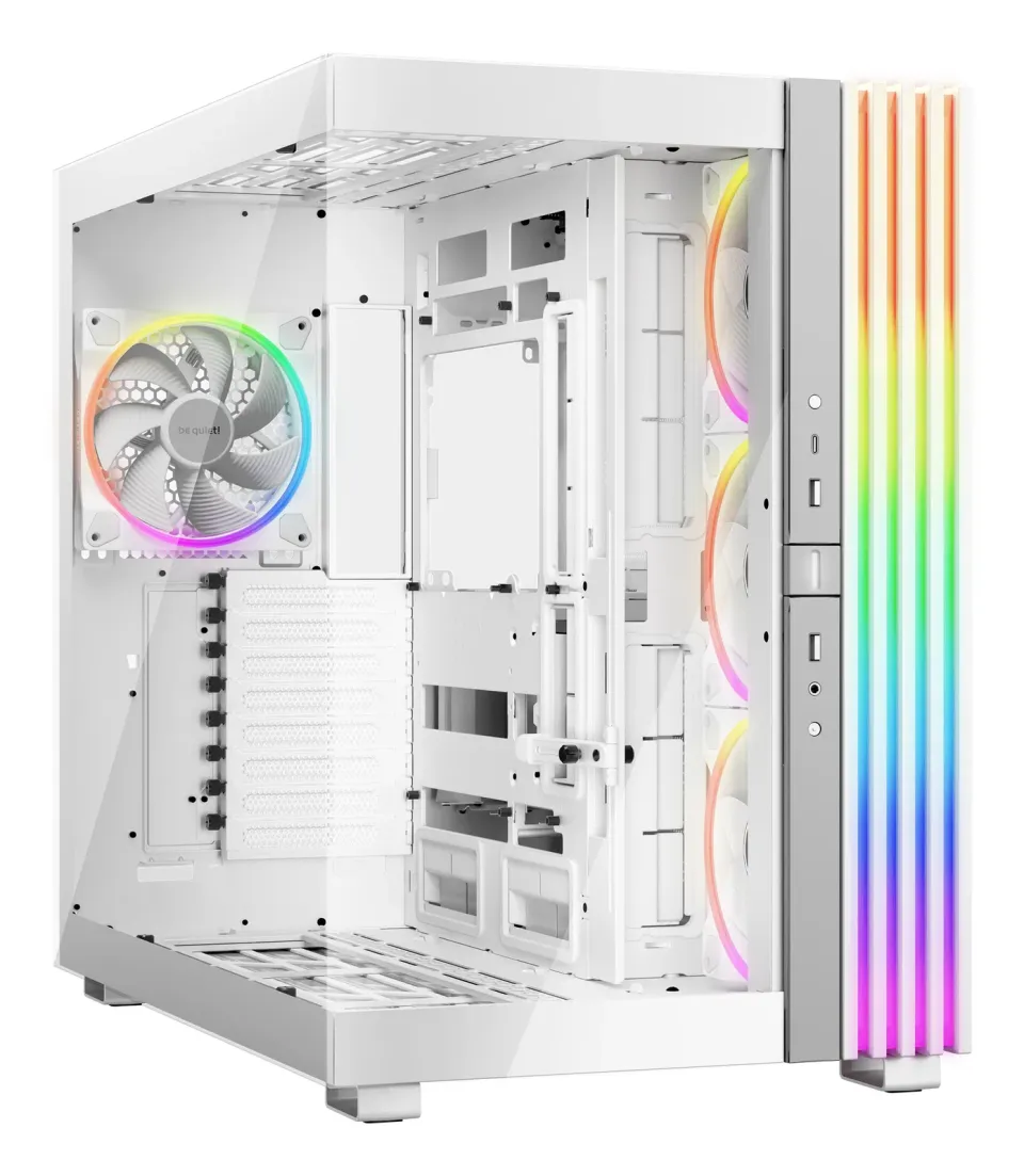 Be quiet! skříň LIGHT BASE 900FX / ATX / ARGB pásek / 4x140mm ARGB fan / 2xUSB 3.0 / USB-C / panoramatická / bílá