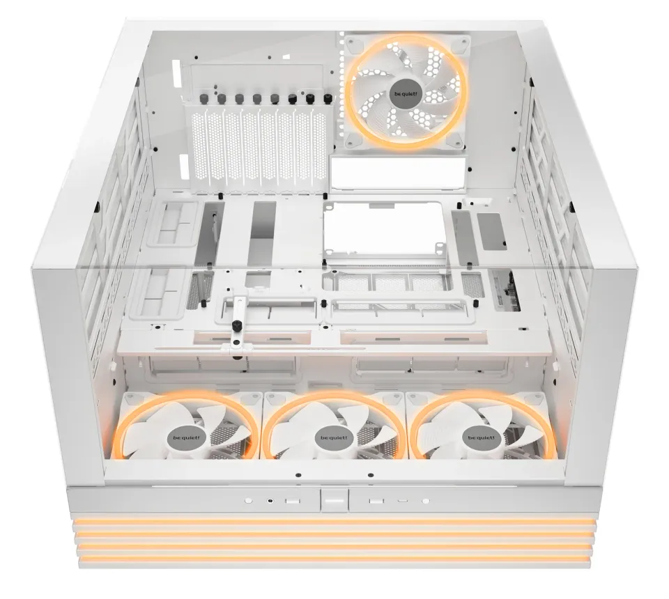 Be quiet! skříň LIGHT BASE 900FX / ATX / ARGB pásek / 4x140mm ARGB fan / 2xUSB 3.0 / USB-C / panoramatická / bílá
