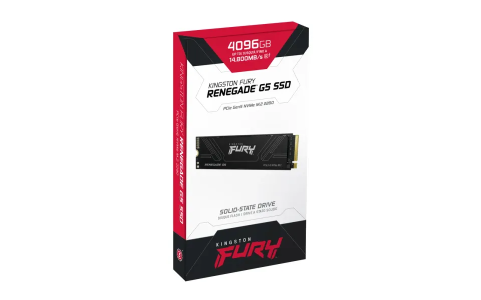 Kingston Flash SSD 4096GB Kingston FURY Renegade G5 PCIe 5.0 M.2 NVMe SSD