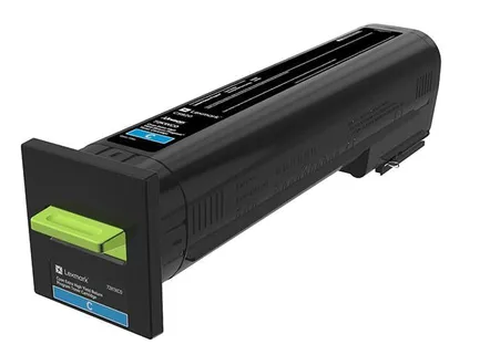Lexmark CS820 Cyan Extra High Yield Return Program Toner Cartridge - 22 000 stra