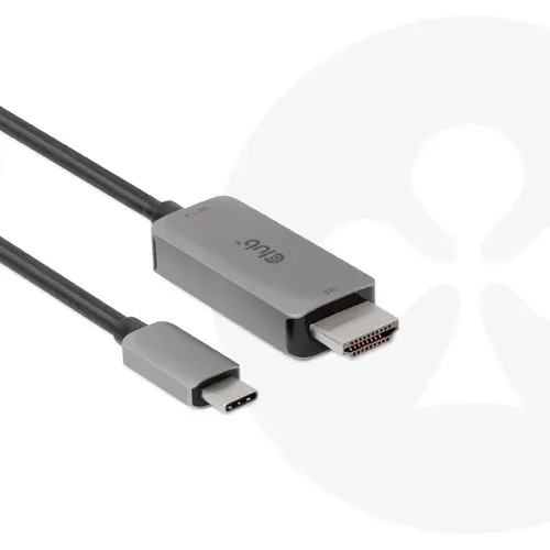 Club3D kabel USB-C na HDMI, 4K120Hz 8K60Hz HDR10 s DSC1.2, Aktivní kabel, M/M, 3m