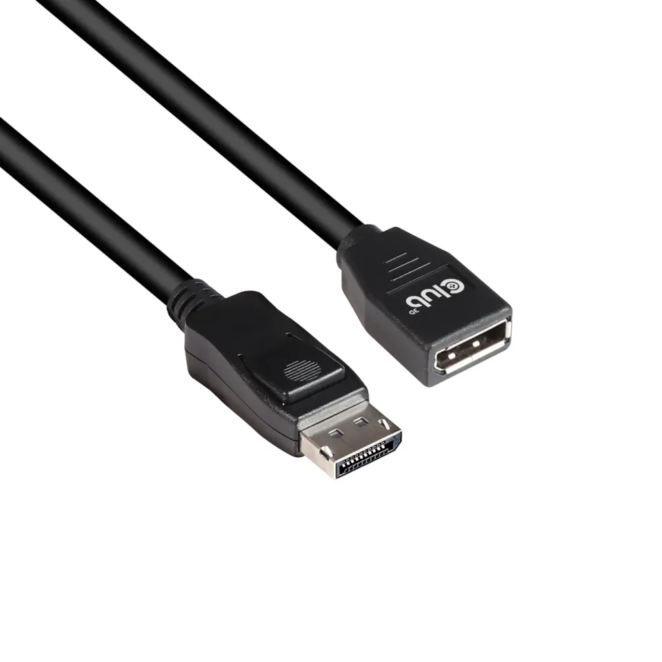 Club3D Kabel prodlužovací DisplayPort 1.4 8K 60Hz DSC 1.2 HBR3 HDR Bidirectional (M/F), 3m