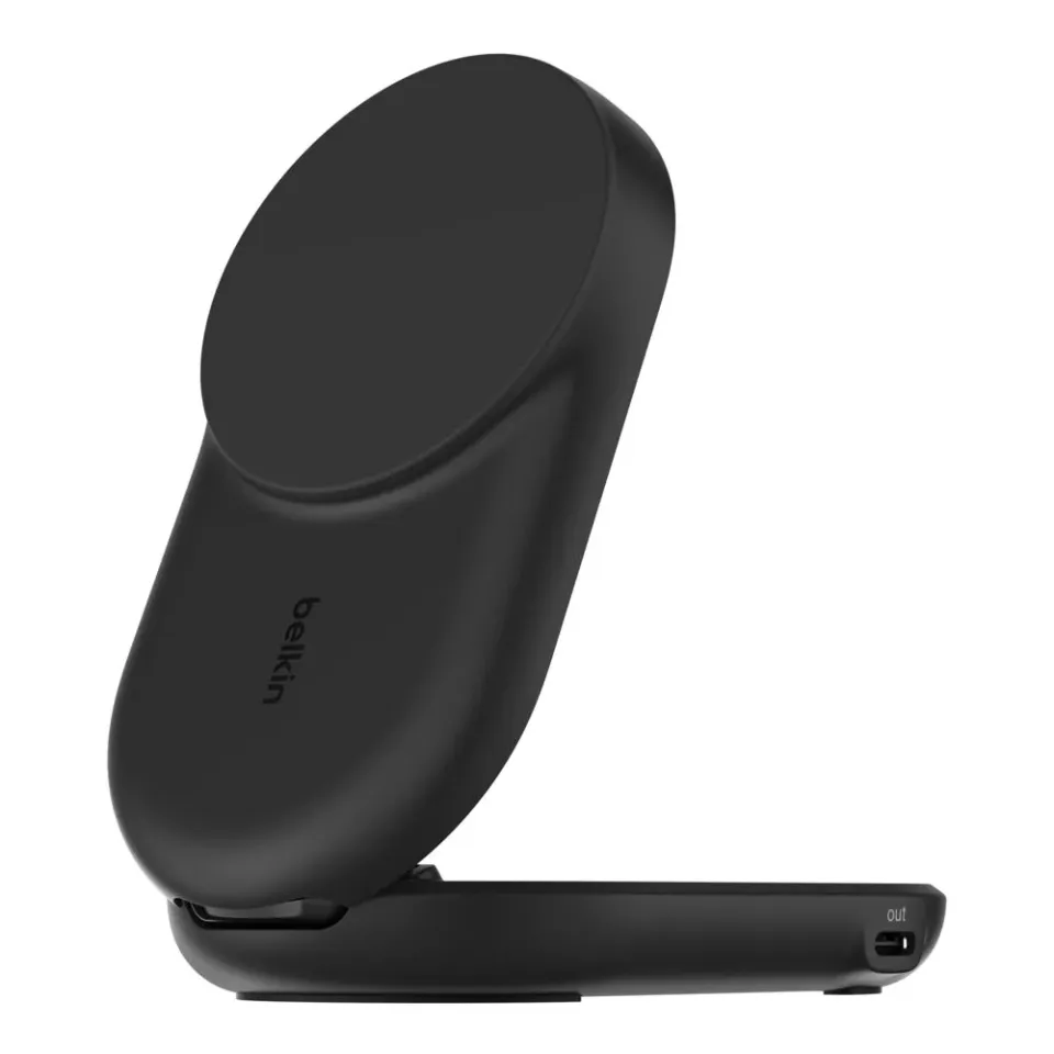 Belkin UltraCharge Qi2 25W 2v1 Magnetická nabíječka pro iPhone/AirPods, s USB-C,