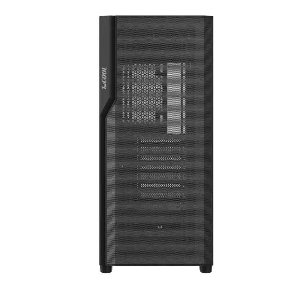 1stCOOL Middle Tower GAMER 5, ATX black černý, bez zdroje, fulltower ATX (USB3+ Audio) (PC case)