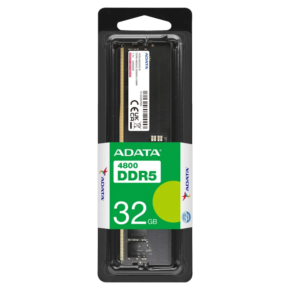 Adata/DDR5/32GB/4800MHz/CL40/1x32GB