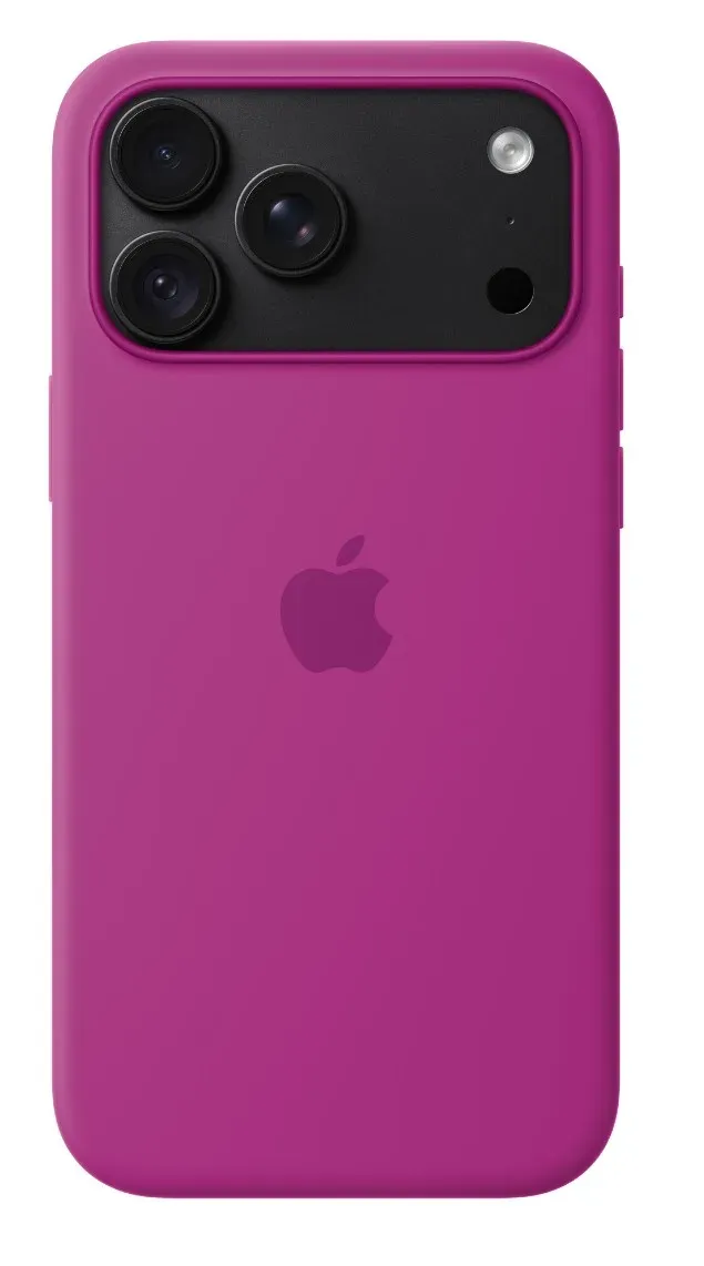 iPhone 18 Pro Max Silicone Case with MS - Magenta