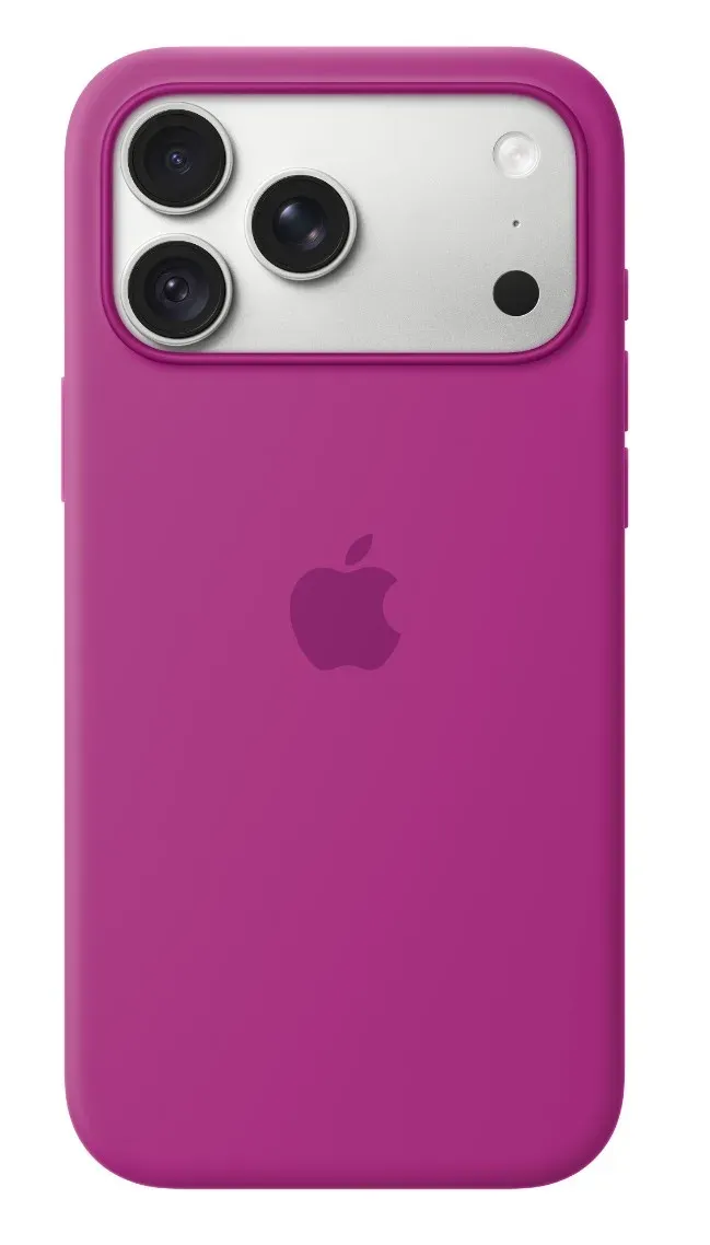 iPhone 18 Pro Max Silicone Case with MS - Magenta