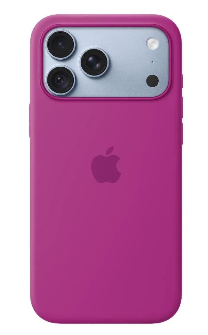 iPhone 18 Pro Max Silicone Case with MS - Magenta