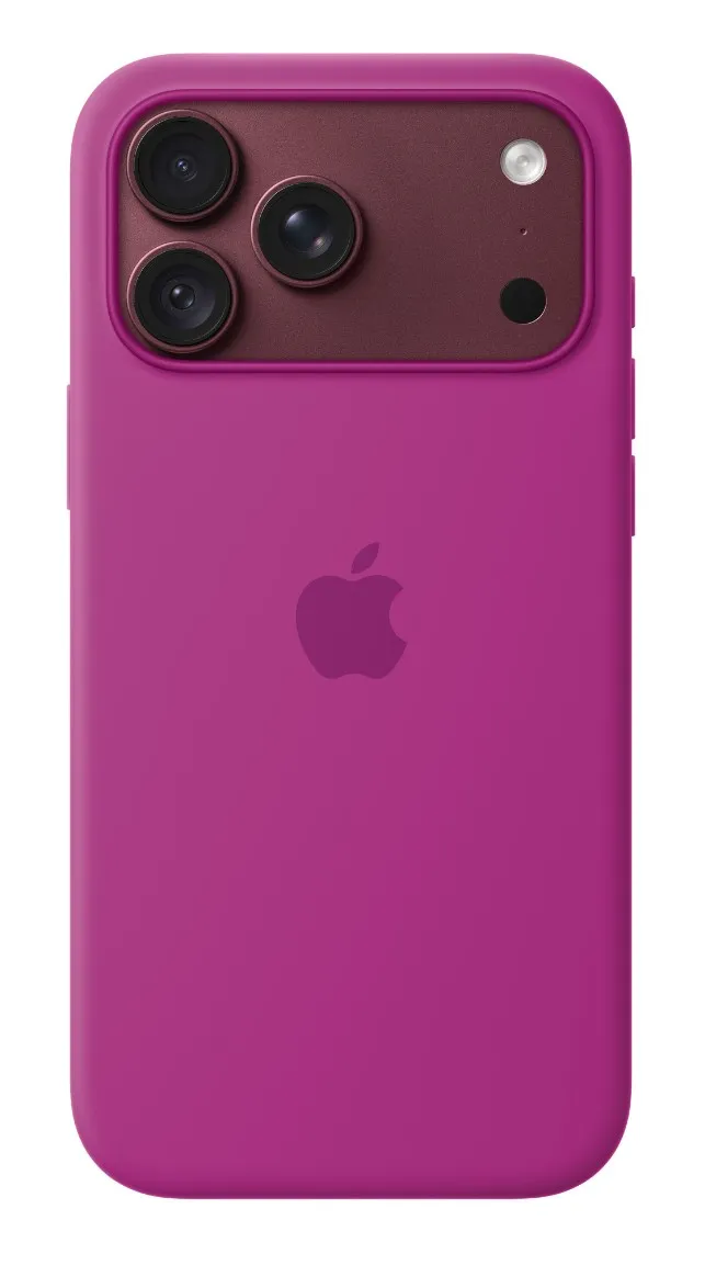 iPhone 18 Pro Max Silicone Case with MS - Magenta