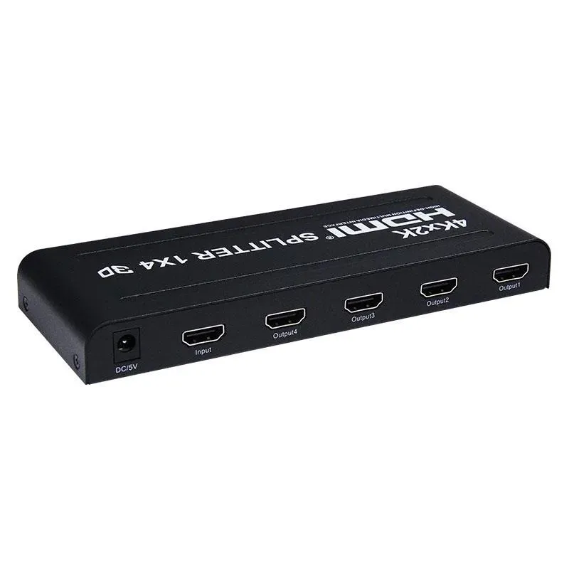 PremiumCord HDMI splitter 1-4 porty, kovové pouzdro, 4K, FULL HD, 3D