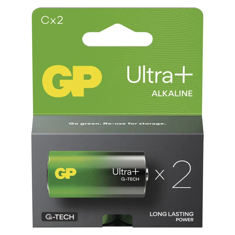 GP Alkalická baterie ULTRA PLUS C (LR14) - 2ks