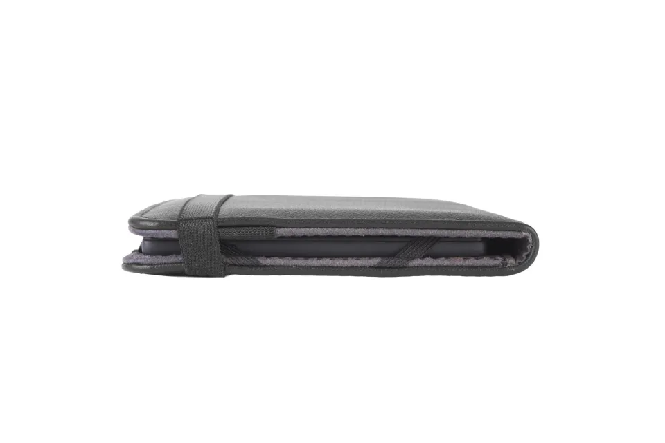C-TECH PROTECT pouzdro z pravé kůže pro 6" zařízení, RLC-02, černé (Onyx Boox Go 6 a Poke 5)