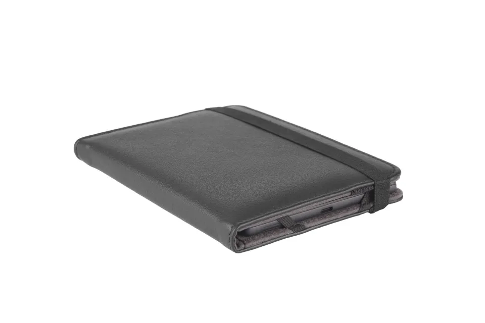 C-TECH PROTECT pouzdro z pravé kůže pro 6" zařízení, RLC-02, černé (Onyx Boox Go 6 a Poke 5)