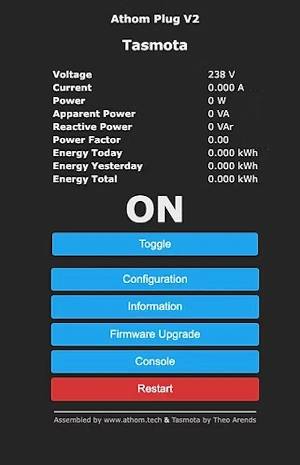 Solarmi PG01 Chytrá Wi-Fi zásuvka s měřením energie, s čipem ESP8285 TASMOTA, v2