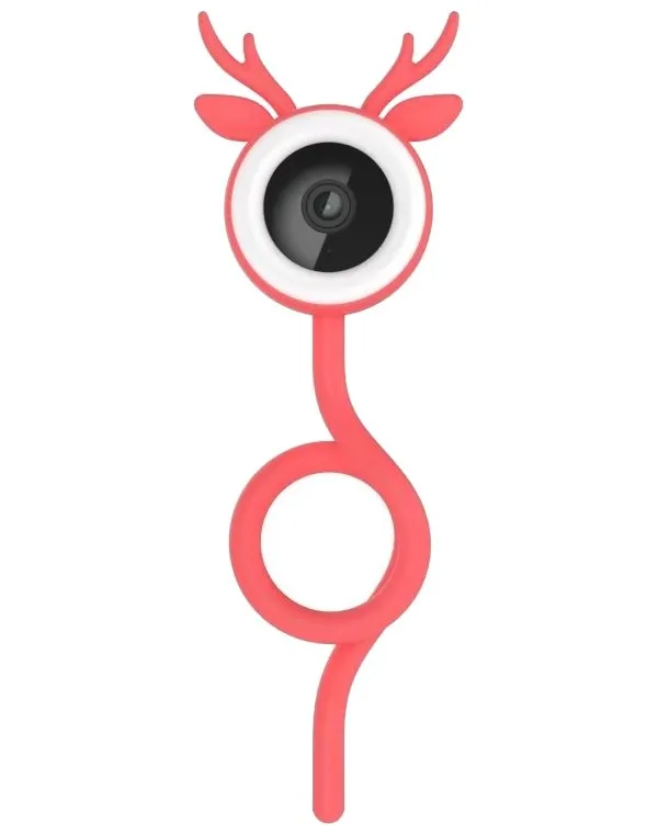 IMMAX NEO LITE SMART Security dětská chůvička, Baby Monitor, Wi-Fi 2,4GHz, 4MP, růžová, TUYA