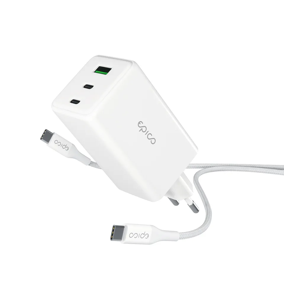 Epico GaN 100W adaptér EA100 s 1,2 m USB-C kabelem