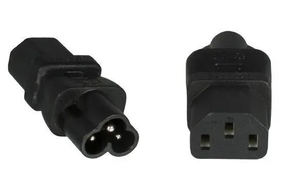 Premium Cord Adaptér IEC C13 female na IEC C6 male "trojlístek" napětí 230V, 2.5