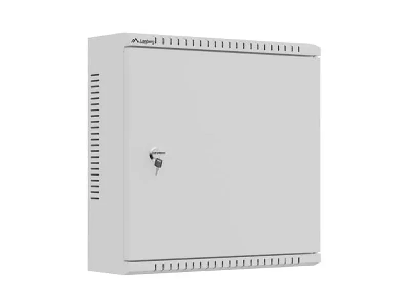 LANBERG Instalační skříň 10" TPR s MESH panelem 400 × 400 × 140 mm, šedá(sestave