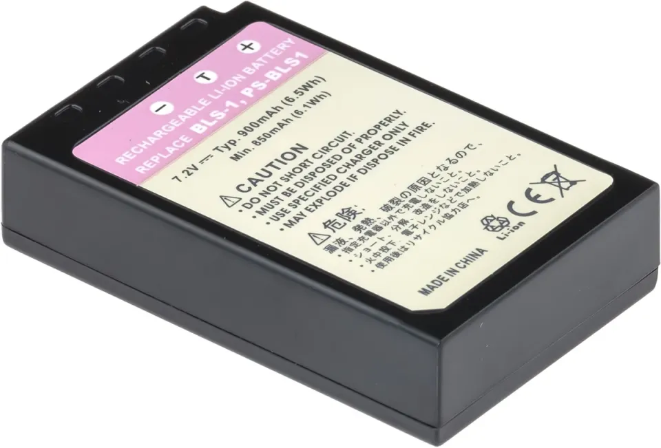 Baterie T6 Power pro Olympus PS-BLS1, 900mAh, 6,5Wh