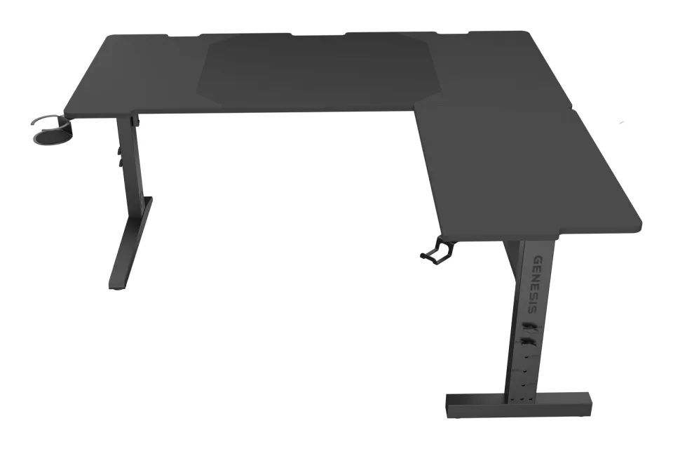 Herní stůl Genesis HOLM MODULAR 160 ROHOVÝ, RGB