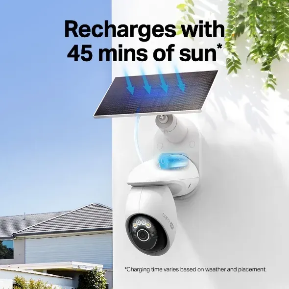 TP-Link Tapo C660 KIT - Sada bezpečnostní otočné kamery a solárního panelu