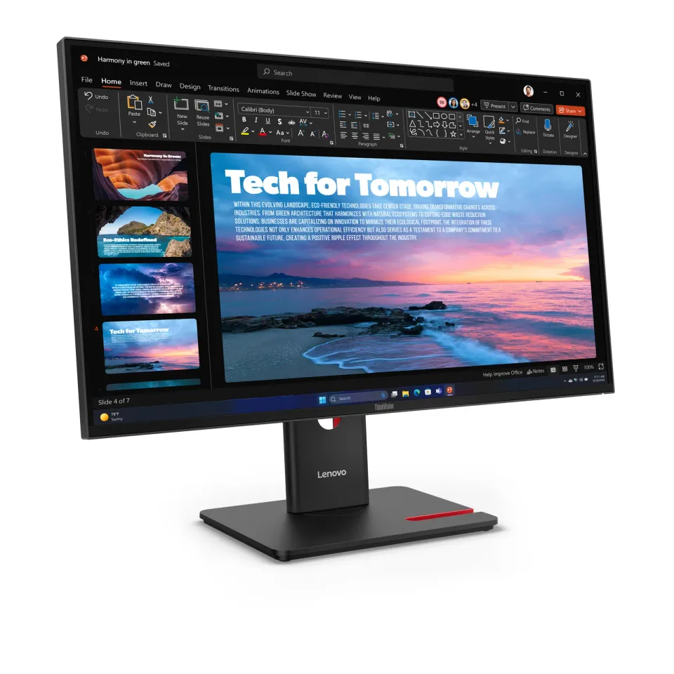Lenovo LCD T27QD-40 27" IPS/2560x1440/6ms/350 cd/m2/1500:1/Repro/HDMI/2xDP/3xUSB